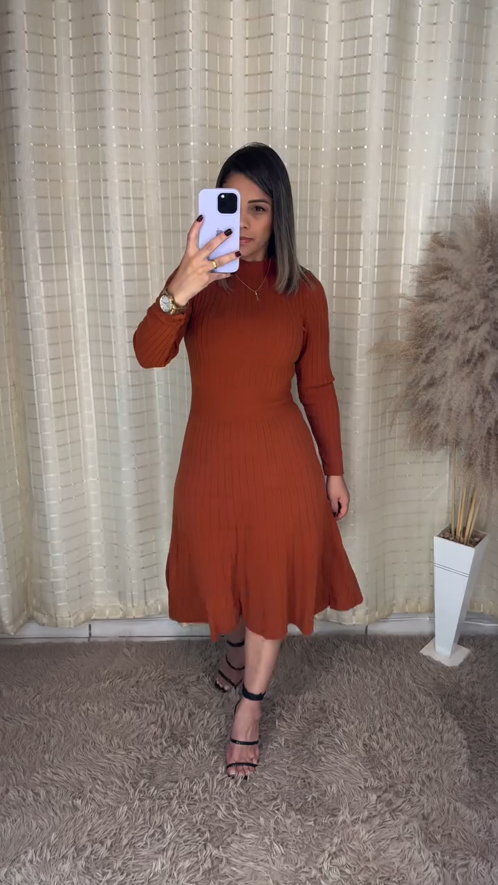 Vestido Vânia Tricô